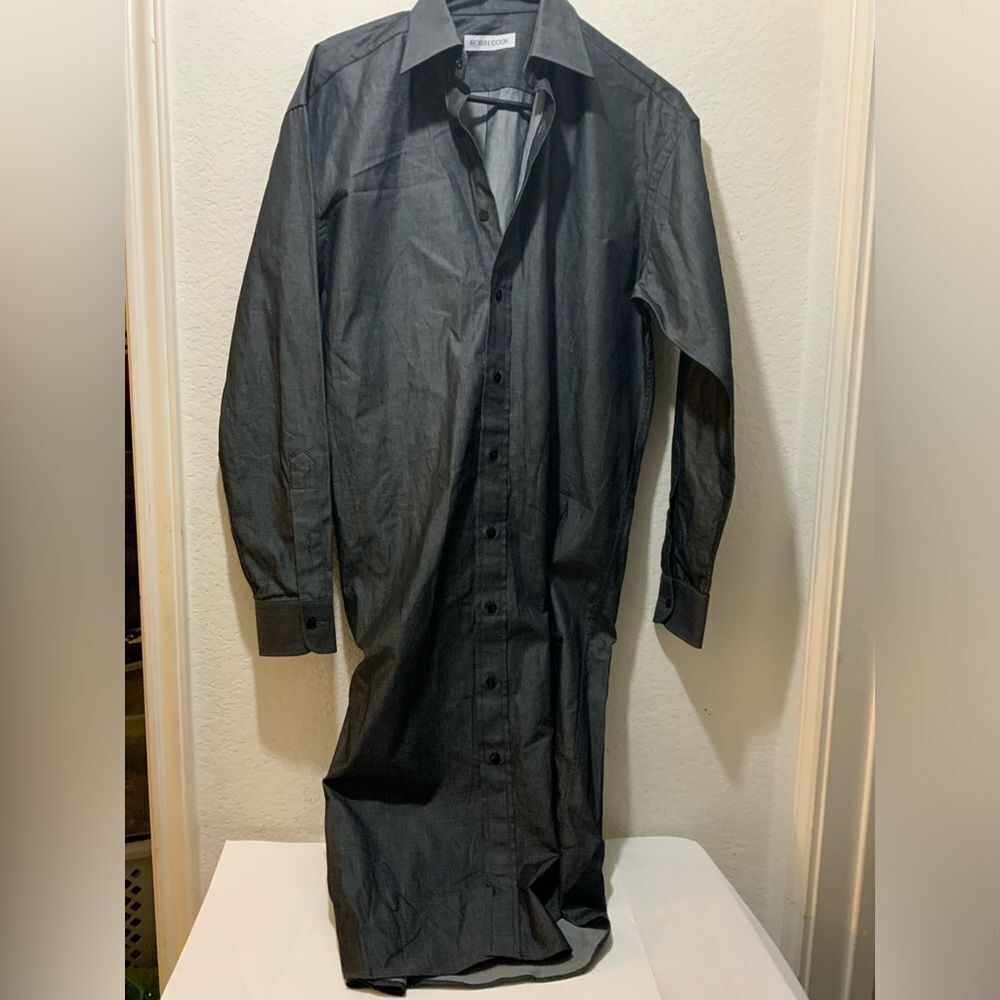 Robin cook dress shirt women size XL H6